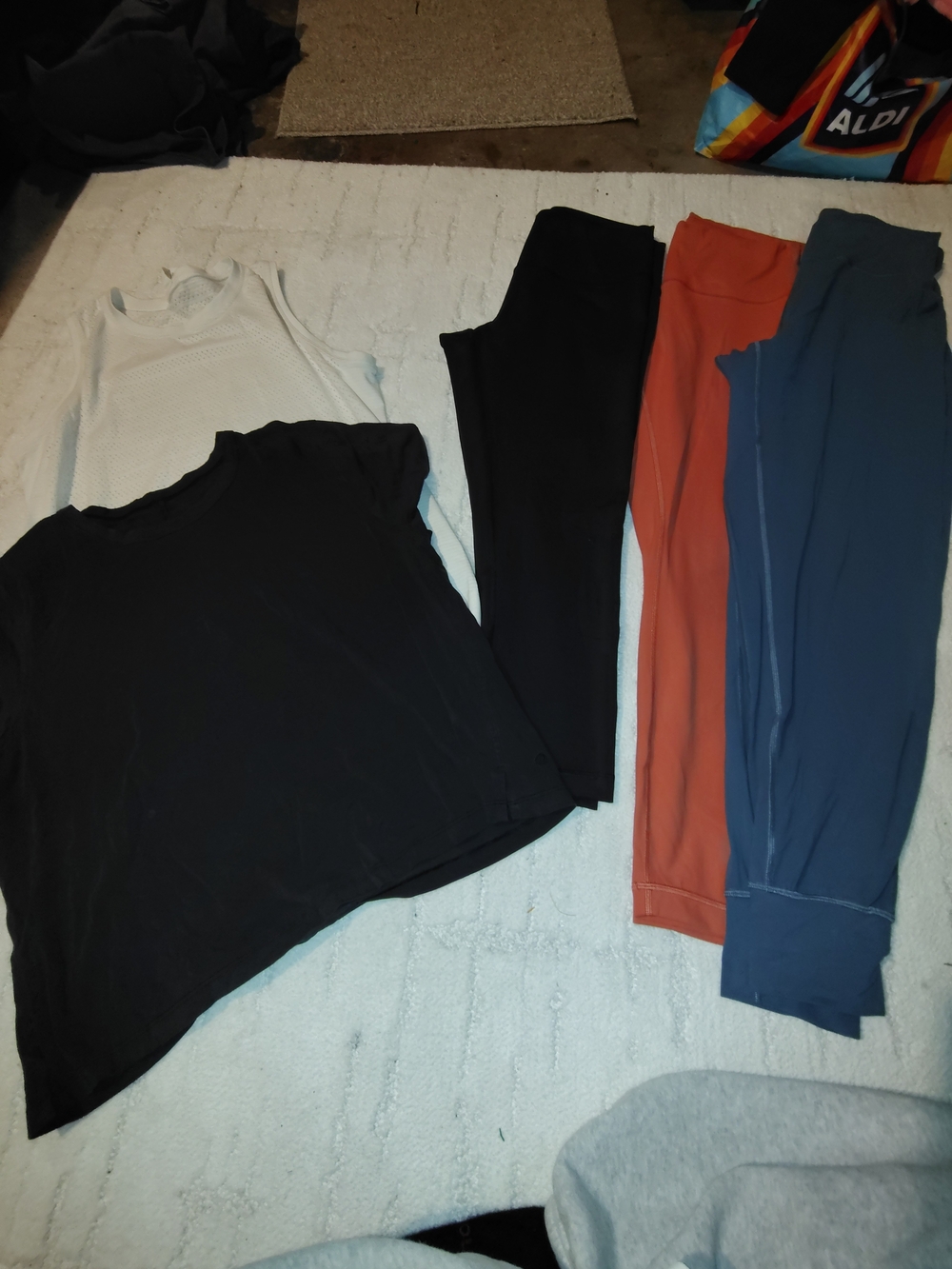 lululemon athletica High-Waist Leggings in Black, Rust, Blue
